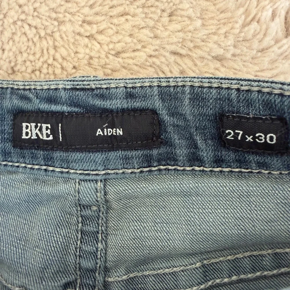Western BKE Aiden Bootcut Jeans Womens 27x30‎ Medium Wash Distressed Denim